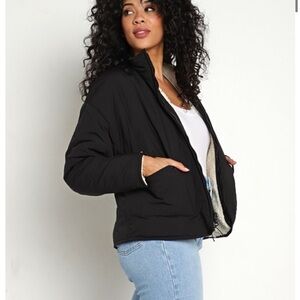 Women's Black Puffer Jacket